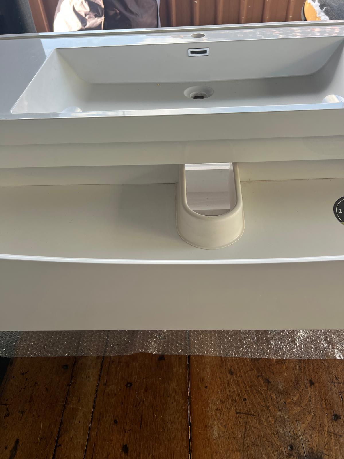 Ancona 1200 mm Single, Wall Hung, Gloss White - Reno Spares