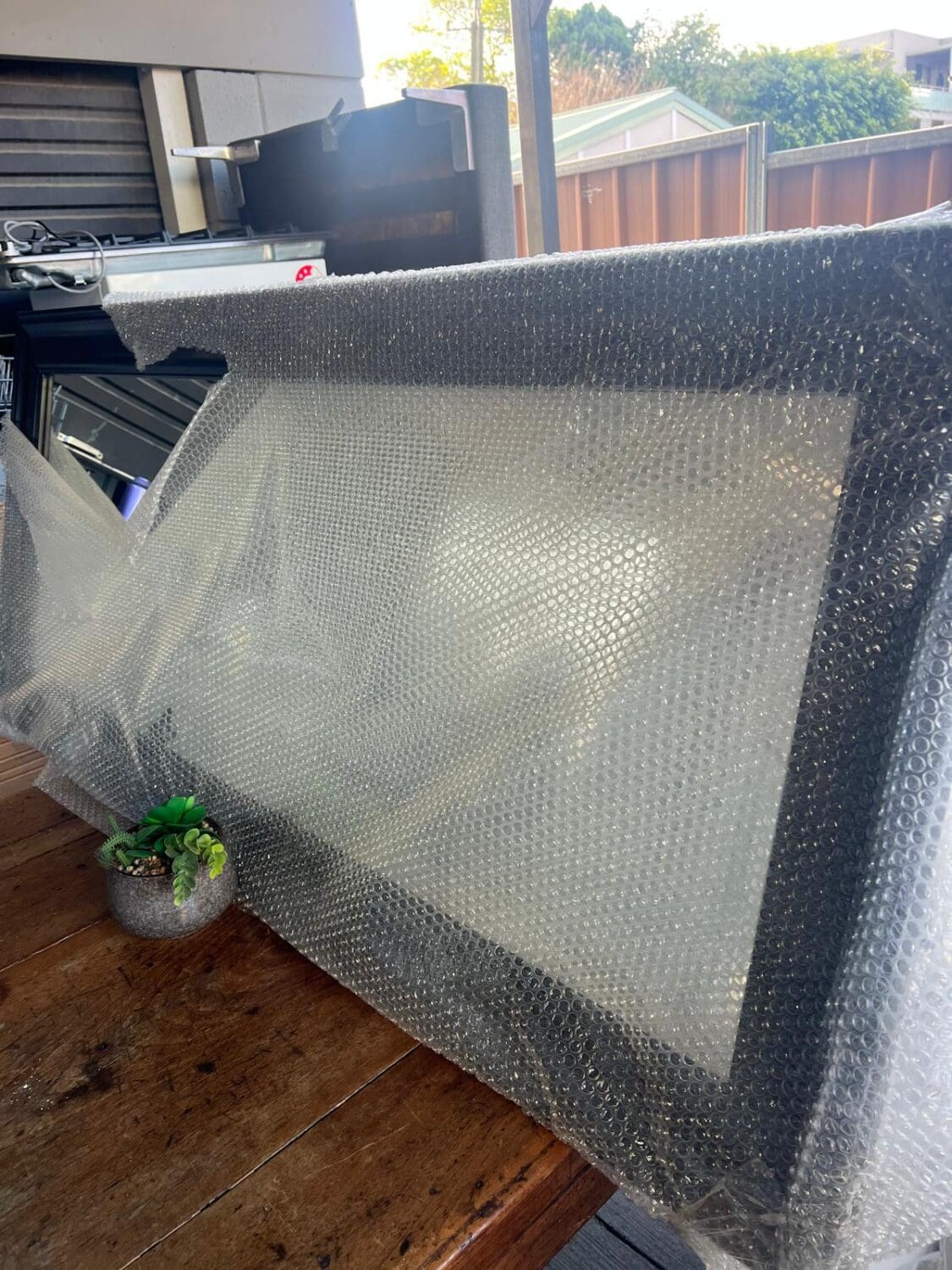 Black Framed Mirror - Reno Spares