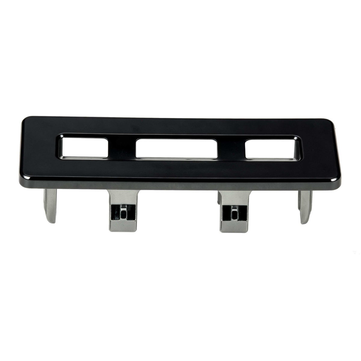Square Basin Overflow Cover - Matt Black