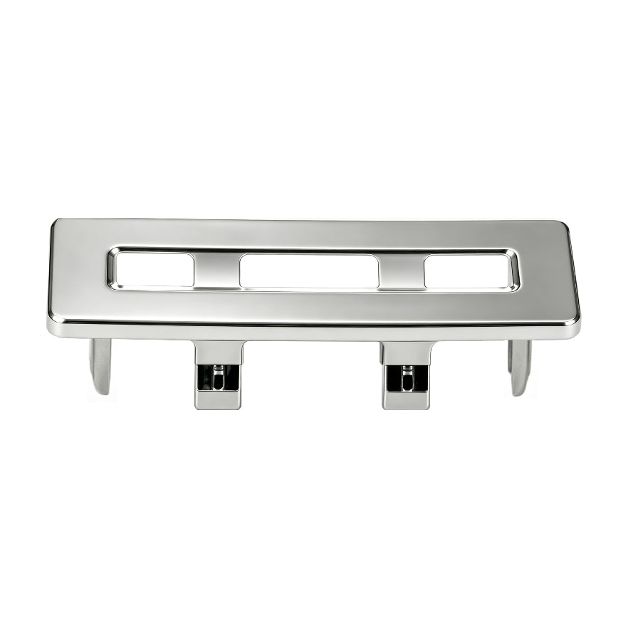 Square Basin Overflow Cover - Chrome