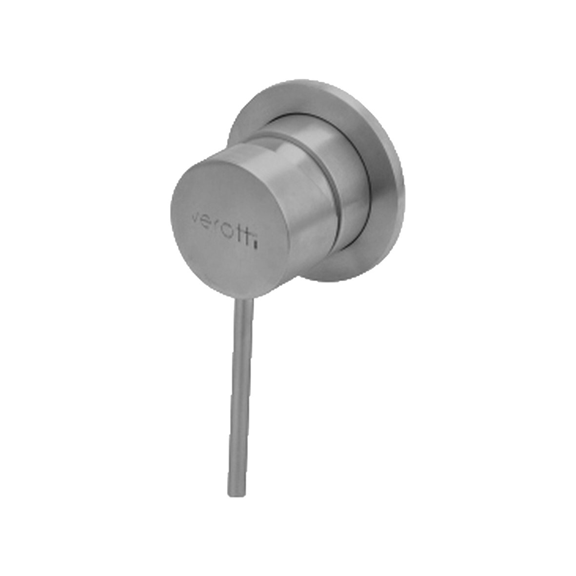 TRIM SET - City Life Inox Lead free Shower or Bath Mixer Minimalist 60mm Plate Brushed Nickel