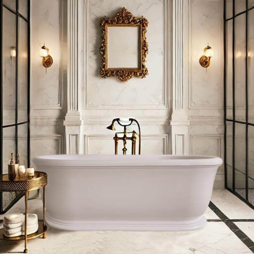 Turner Hastings Camden 1800 TitanCast Solid Surface Freestanding Bath without Overflow