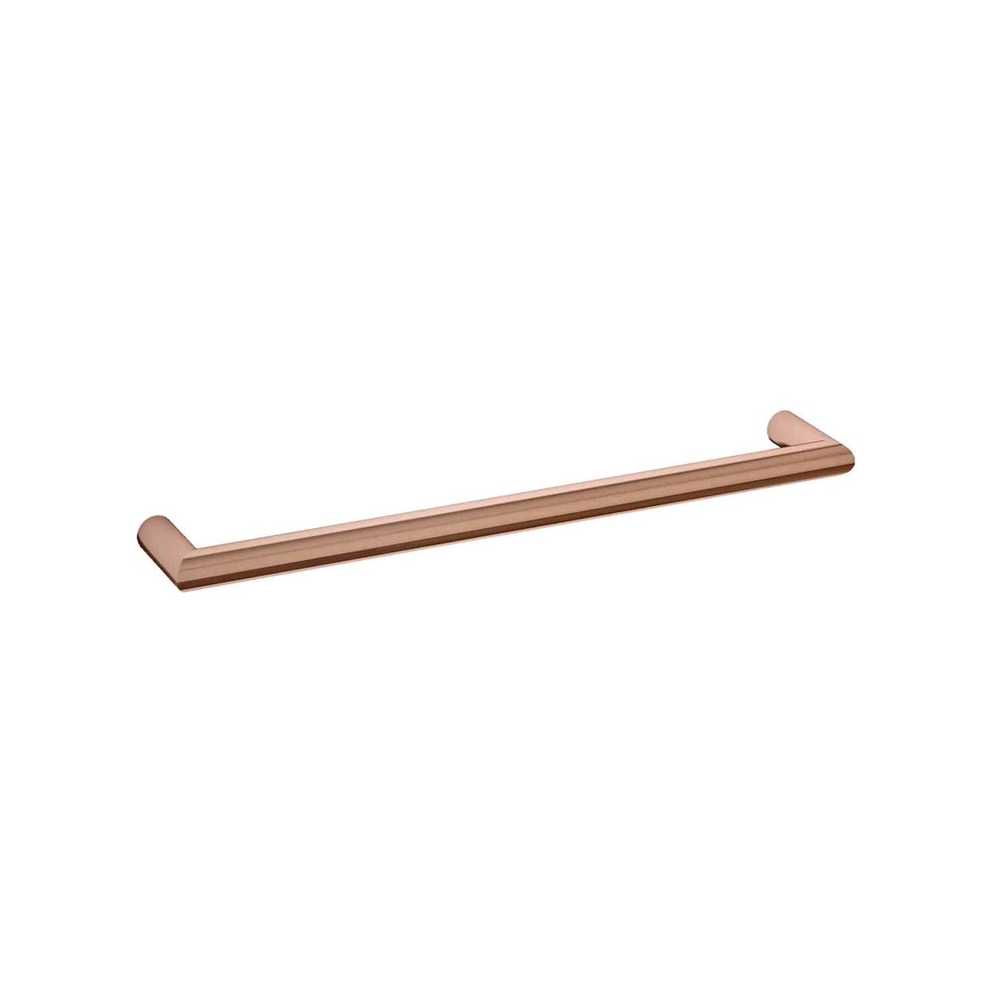 Dsr6Rg Rose Gold Round Single Bar Heated Towel Rail