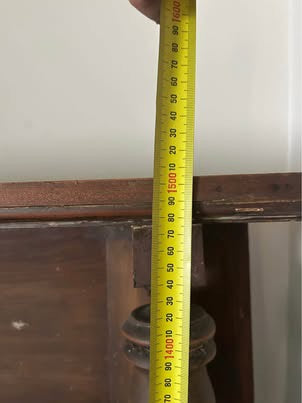 EDWARDIAN TALL OAK FIRE SURROUND MIRROR MANTLEPIECE WITH CAST IRON FIREPLACE