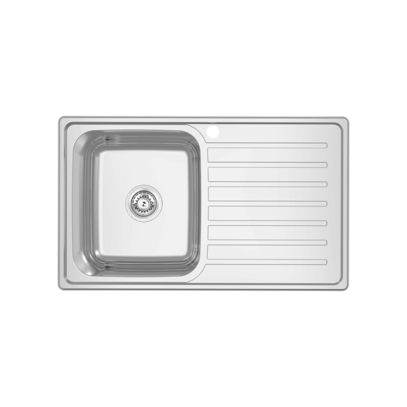 EC Single Left Hand Bowl & Drainer