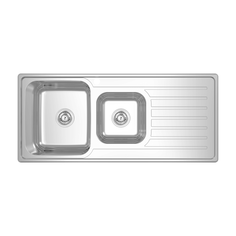 EC One & Three Quarter Left Hand Bowl & Drainer