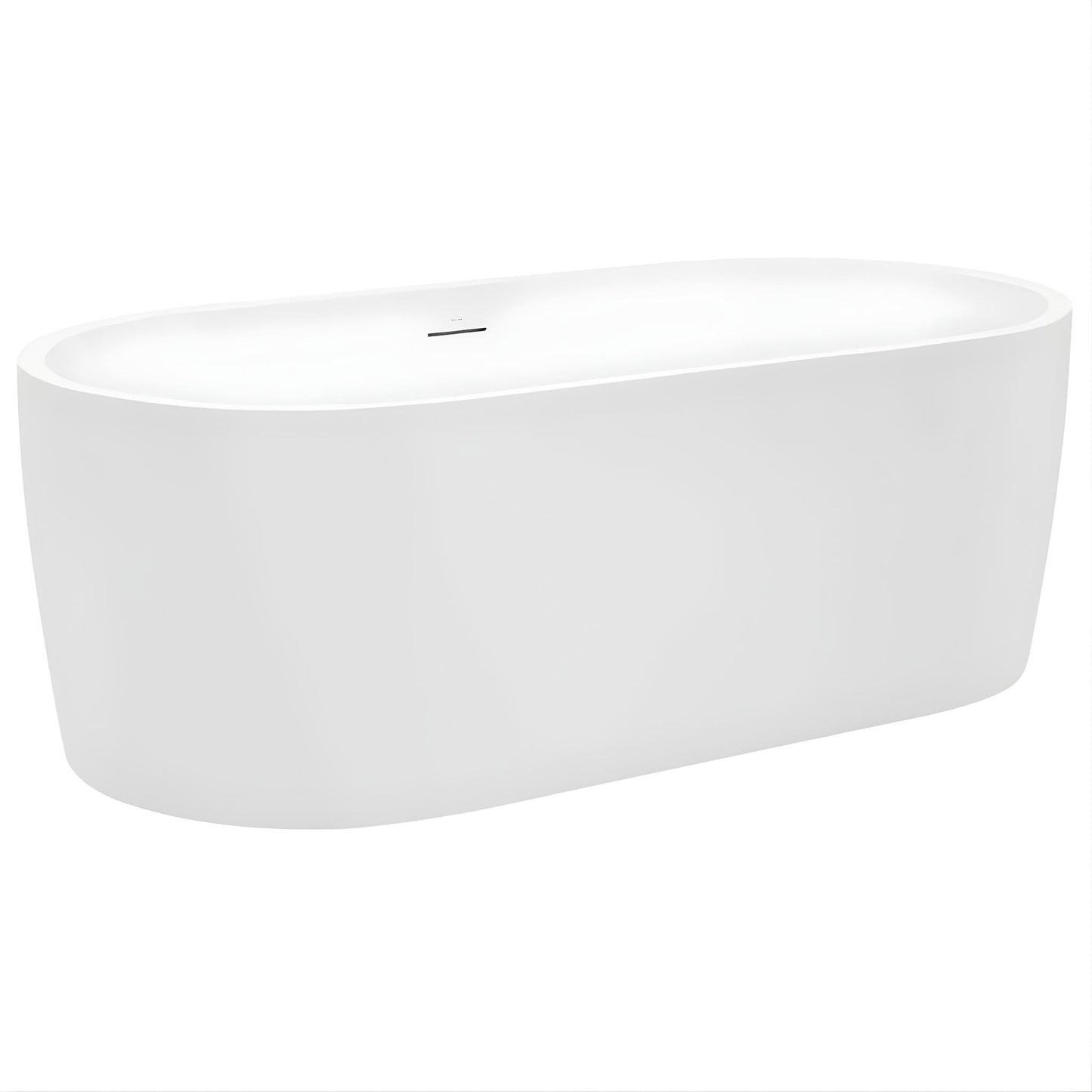 DECINA ELISI FREESTANDING BATH WITH INTEGRATED OVERFLOW 1700MM