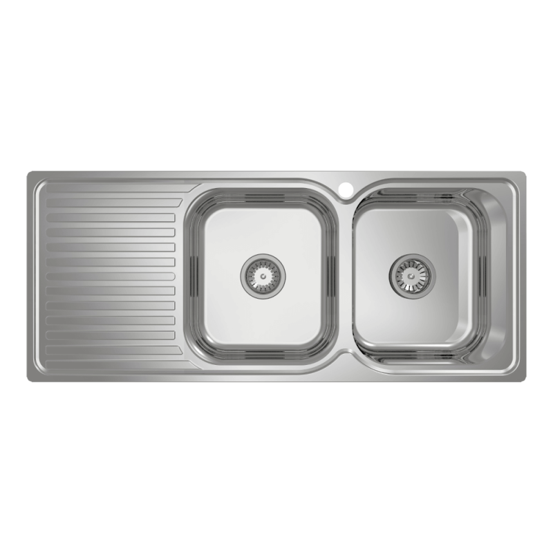 Entry Double Right Hand Bowl Sink