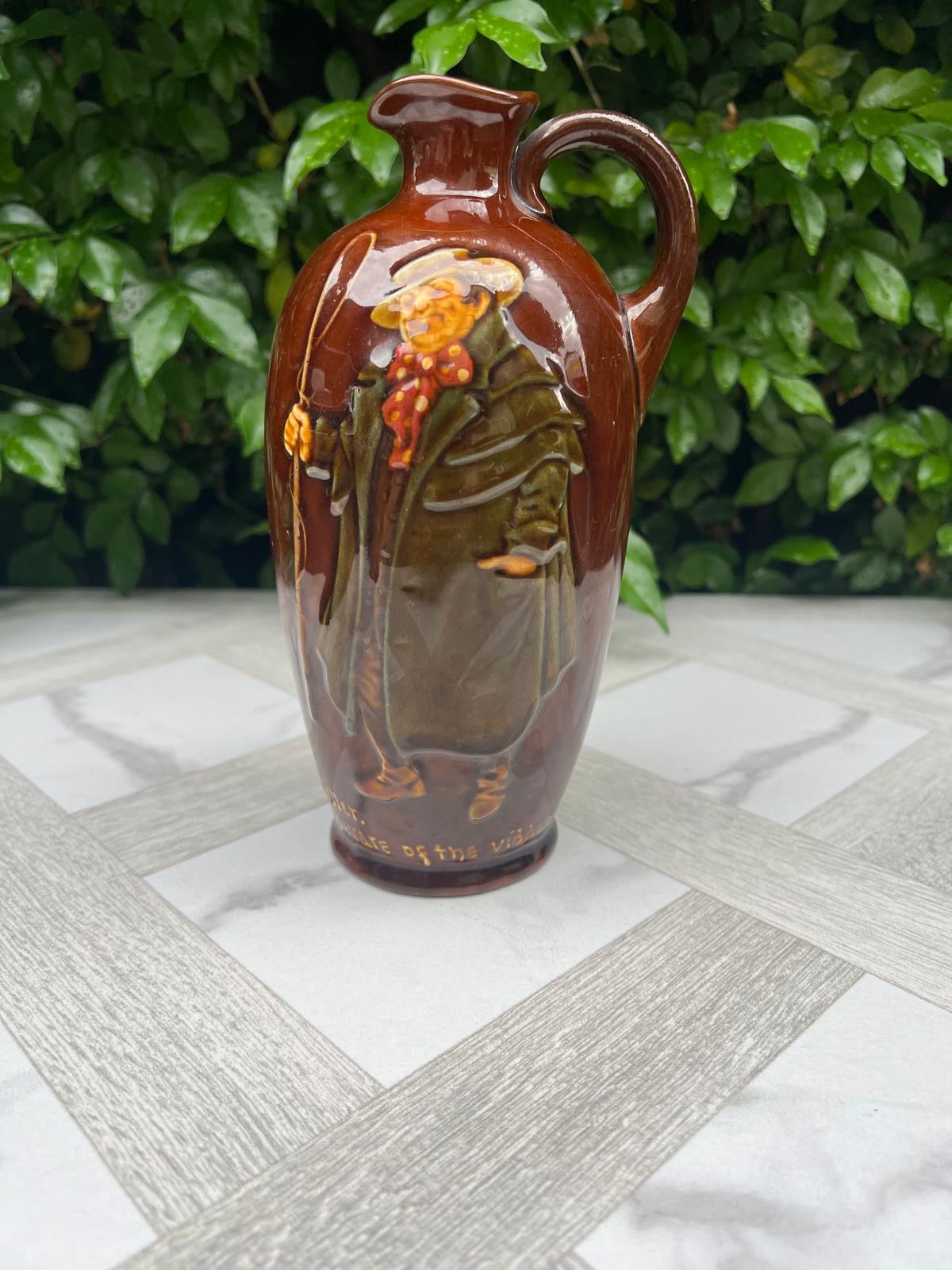 DEWAR'S IMPERIAL WHISKY ROYAL DOULTON TONY WELLER DECANTER FLAGON BOTTLE - Reno Spares