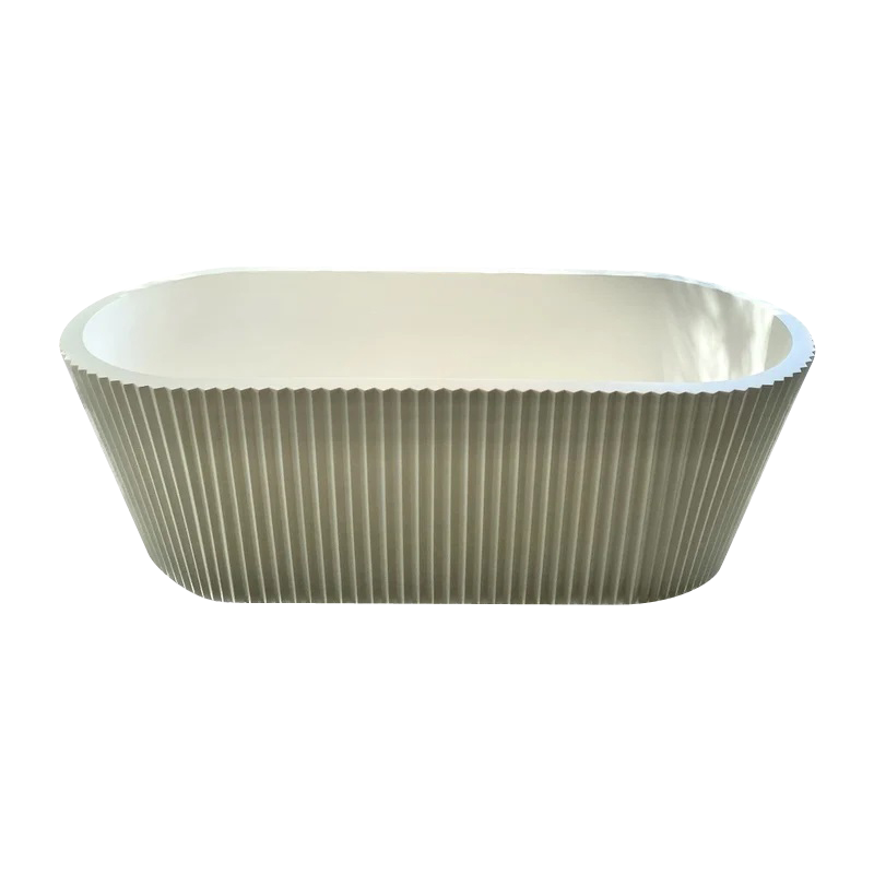 Florence 1680x740 Freestanding Bath Matte White