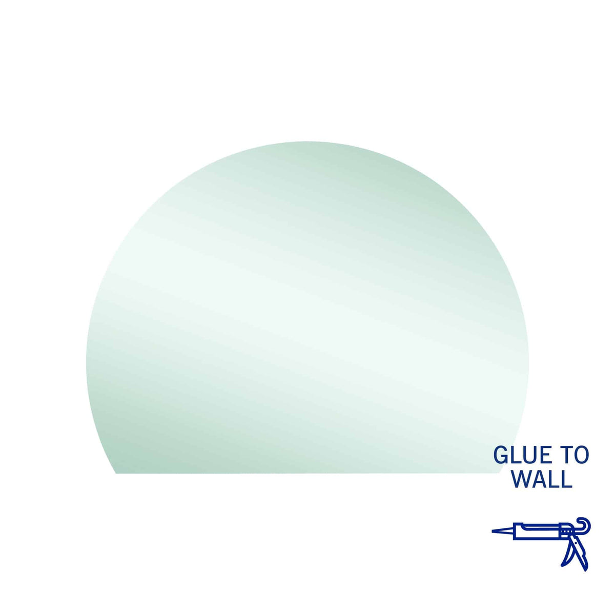 HD1290GT D-Shaped Polished Edge Mirror