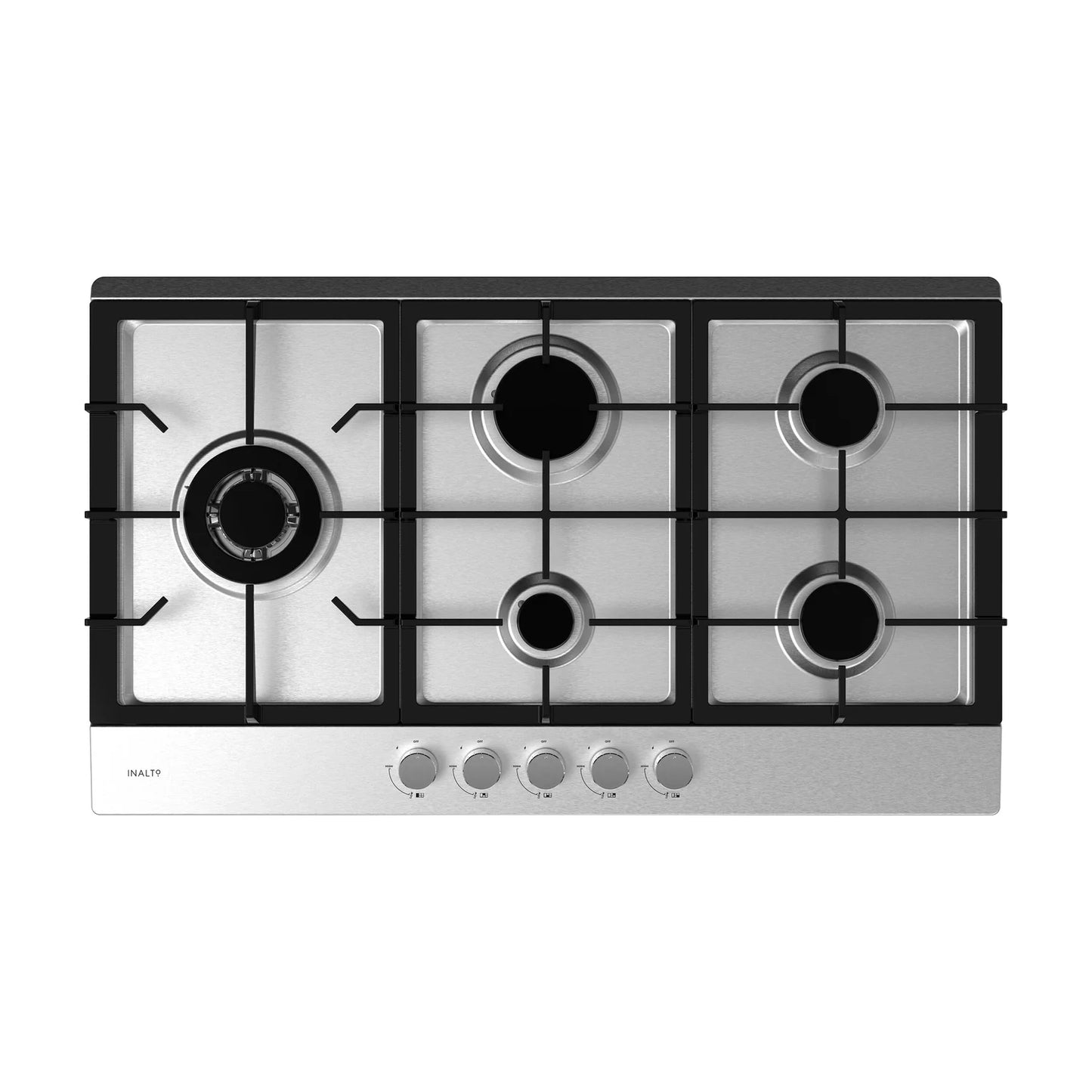 Cooktop Gas 900mm InAlto 5 Burners Inc Wok FFD SS