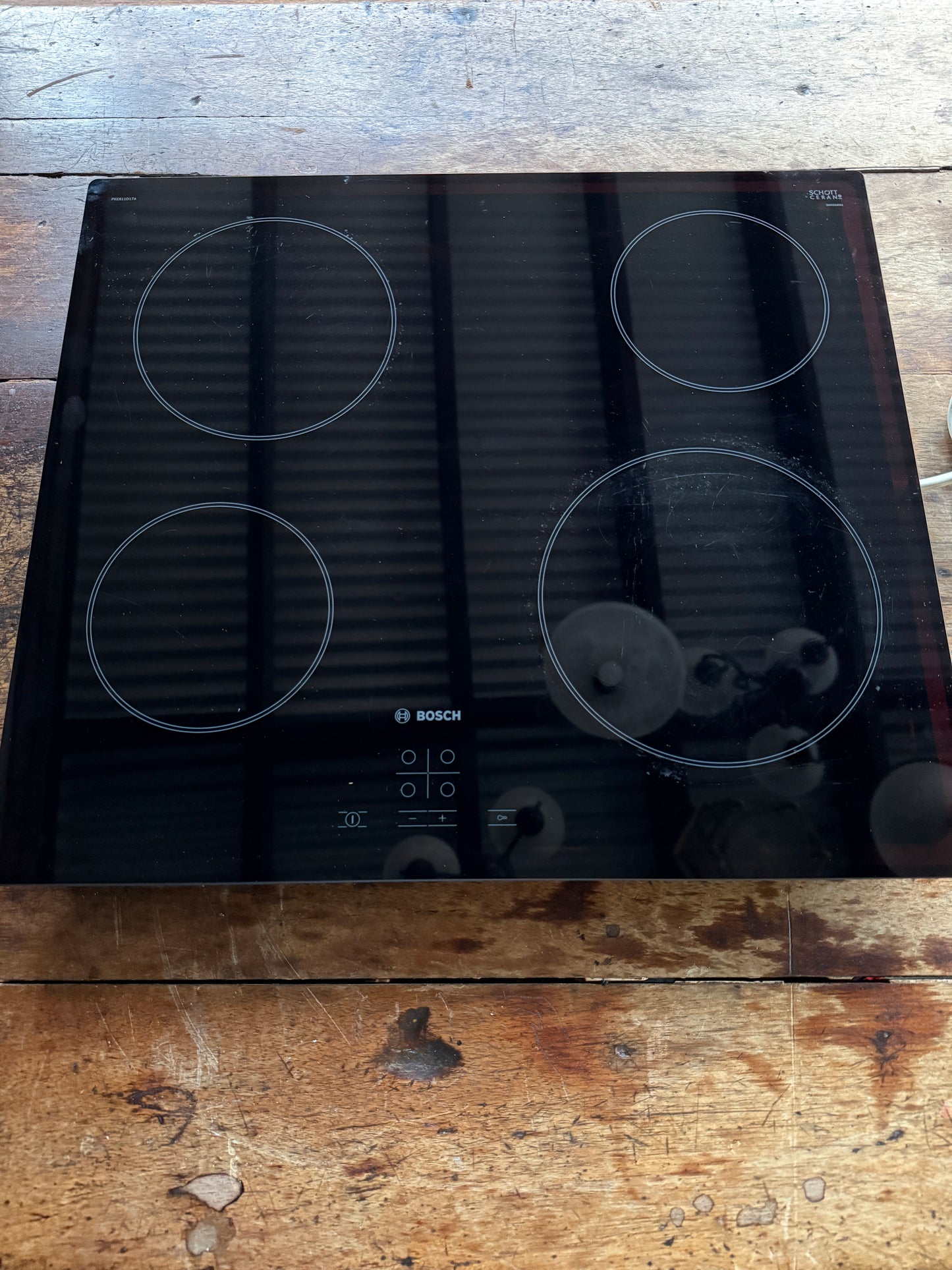 Bosch PKE611D17A 60cm Serie 4 Ceramic Cooktop