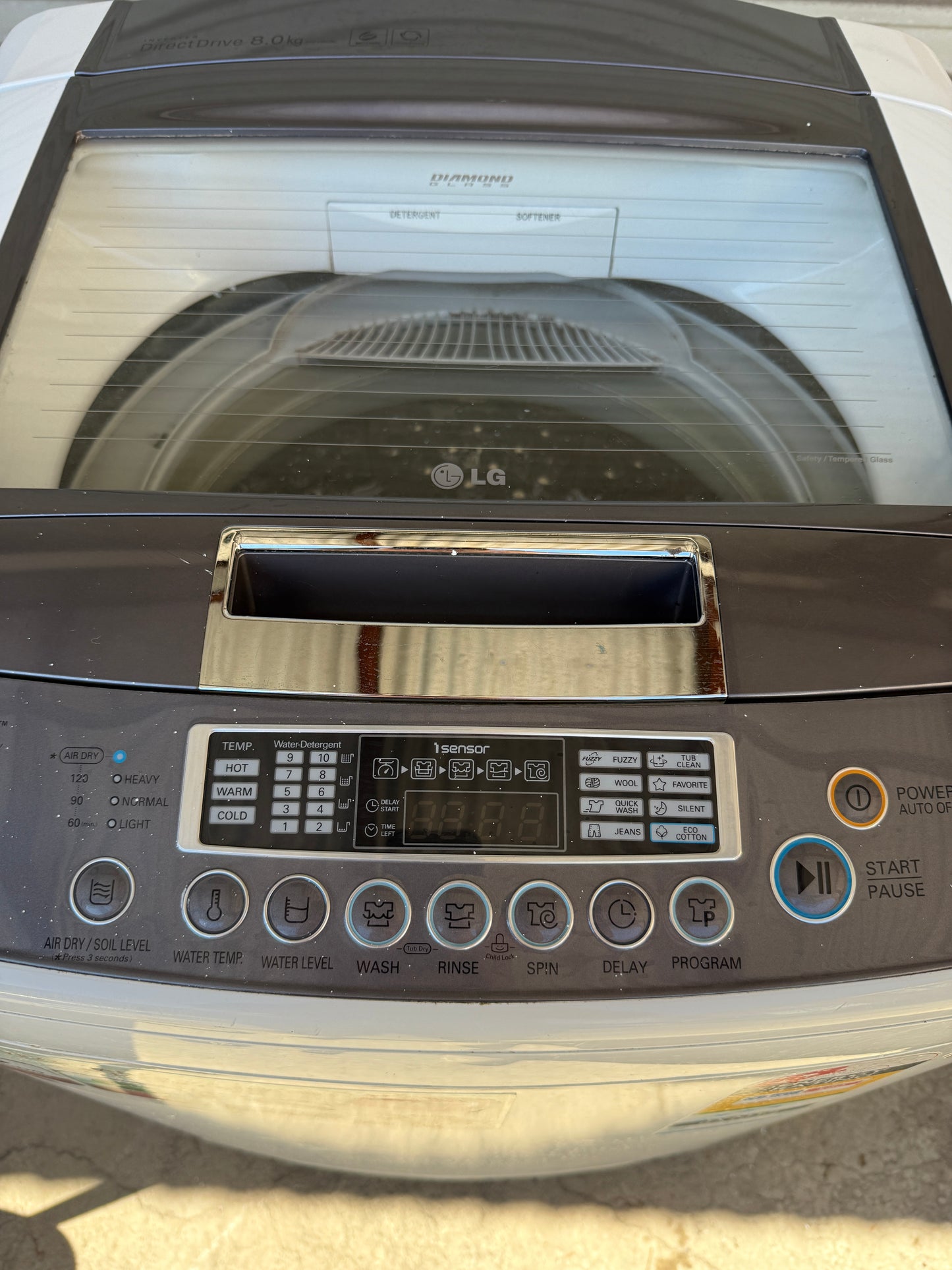 8kg Inverter Direct Drive Top Load Washer