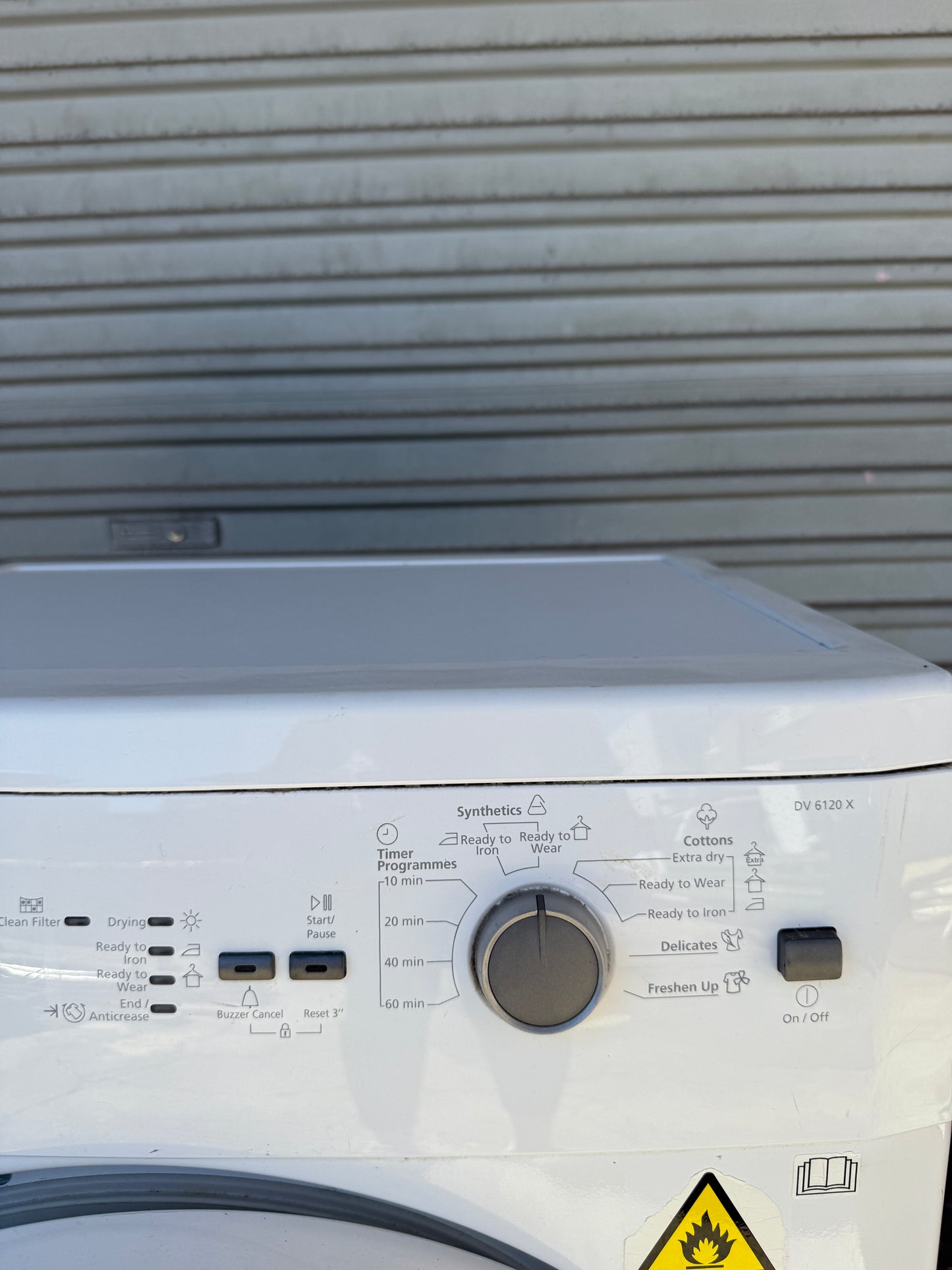 Beko DV 6120 X 6 kg Sensor Controlled Vented Dryer