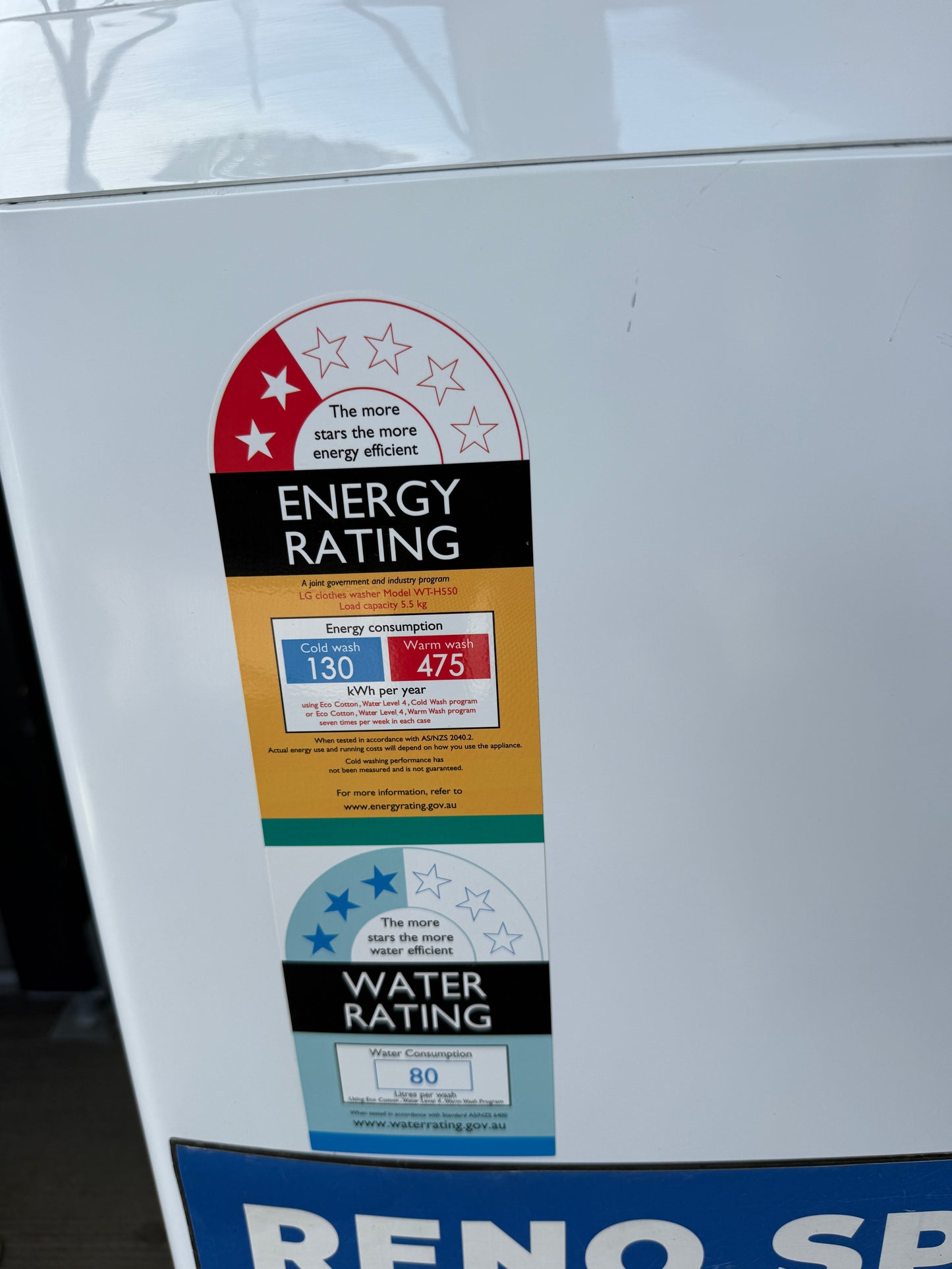 Quality Used LG WTH550 5.5kg Top Load Washing Machine in Excellent Condition
