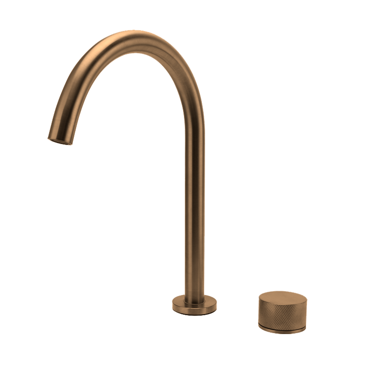 Infinity Inox Hob Mixer w/-Hob Swivel Spout Brushed Nickel