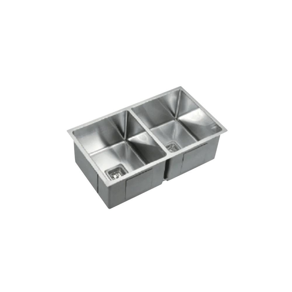 Inox Double Universal Sink 865 x 440 Stainless Steel