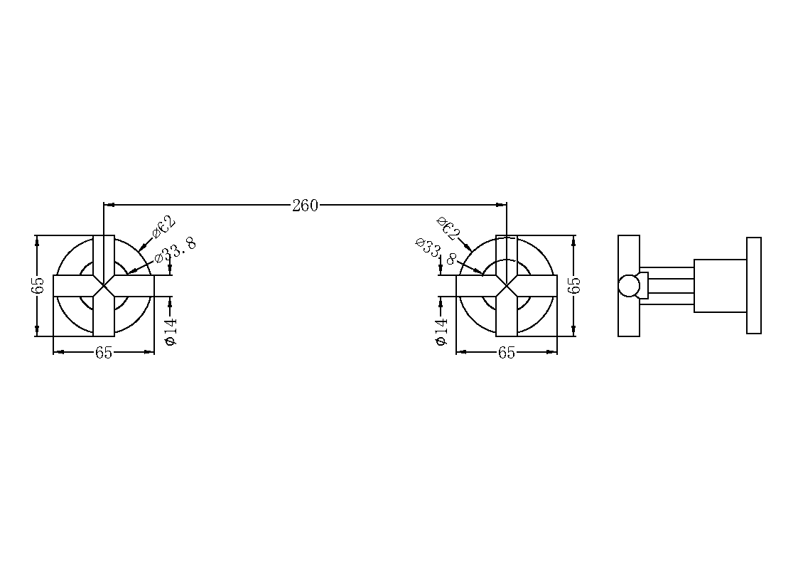 Nero X Plus Wall Top Assemblies, pair