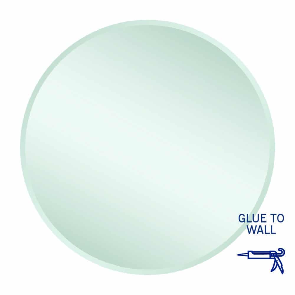 KR8080GT Round 18mm Bevel Edge Mirror