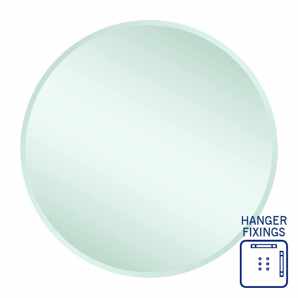 KR8080HN Round 18mm Bevel Edge Mirror