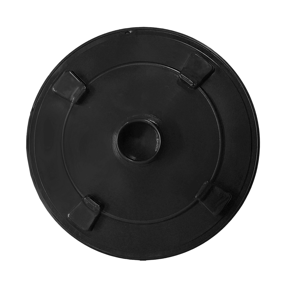 Kitchen Sink Waste Cover - Matt Black