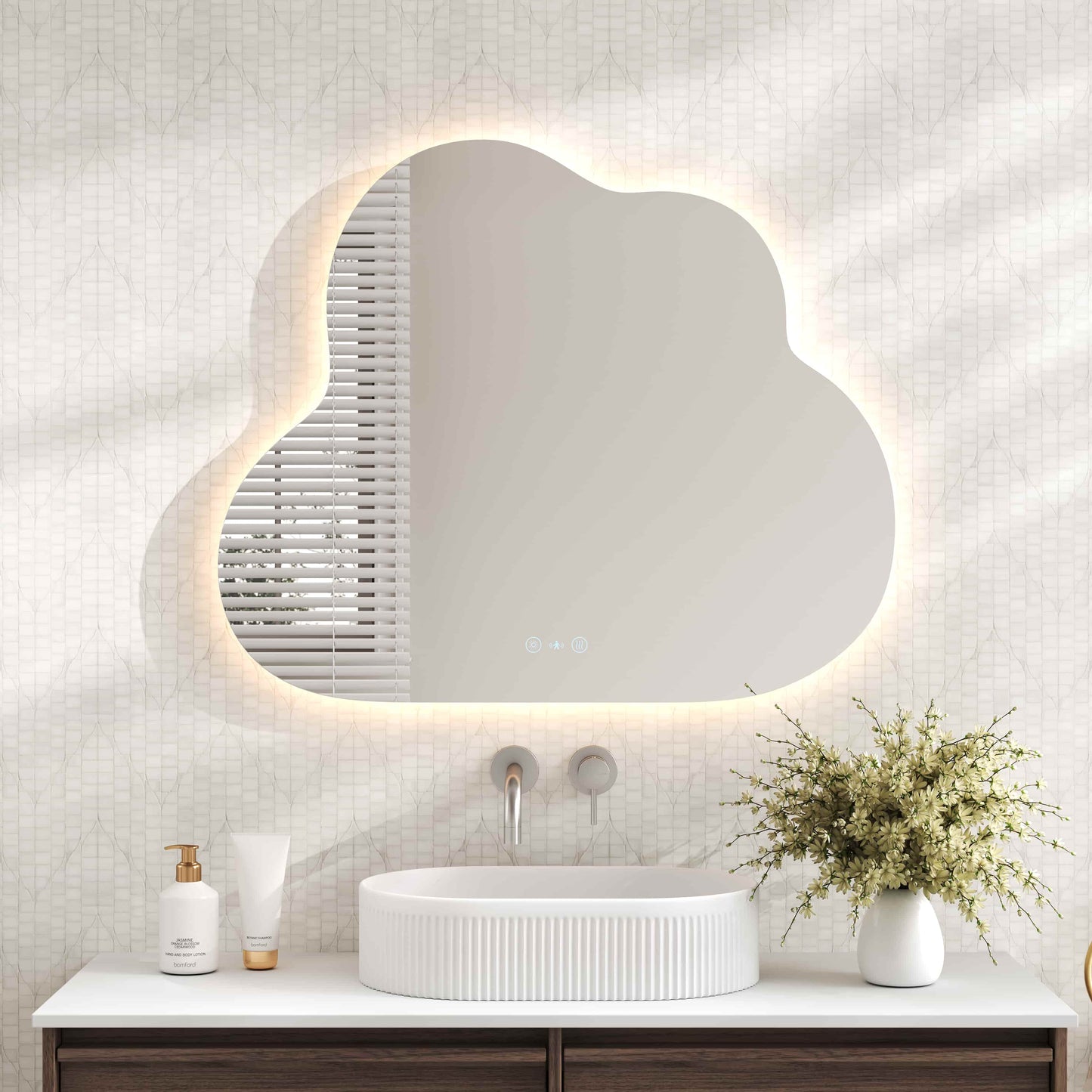 Luna 700×1000mm LED Cloud Mirror - 700×1000mm