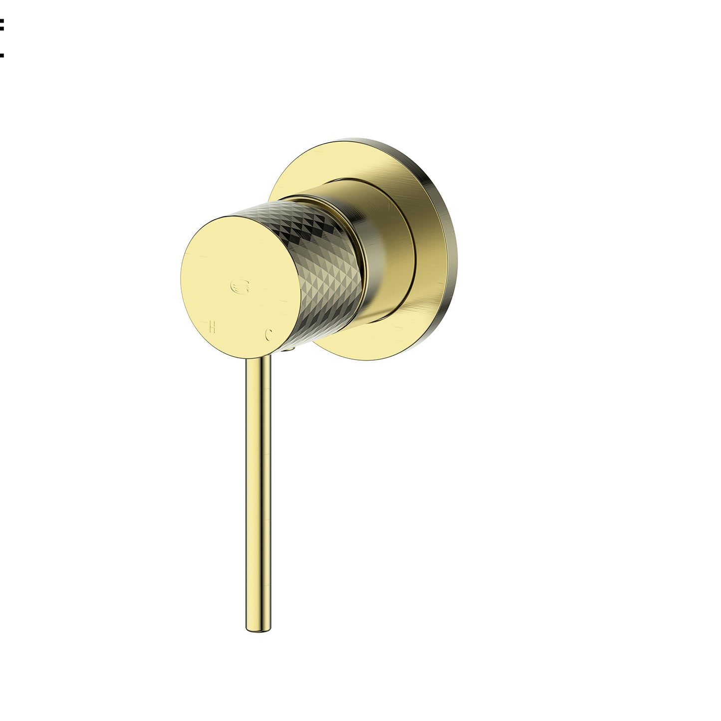 Mika Shower Mixer w/Mini Plate - Pvd Brushed Brass