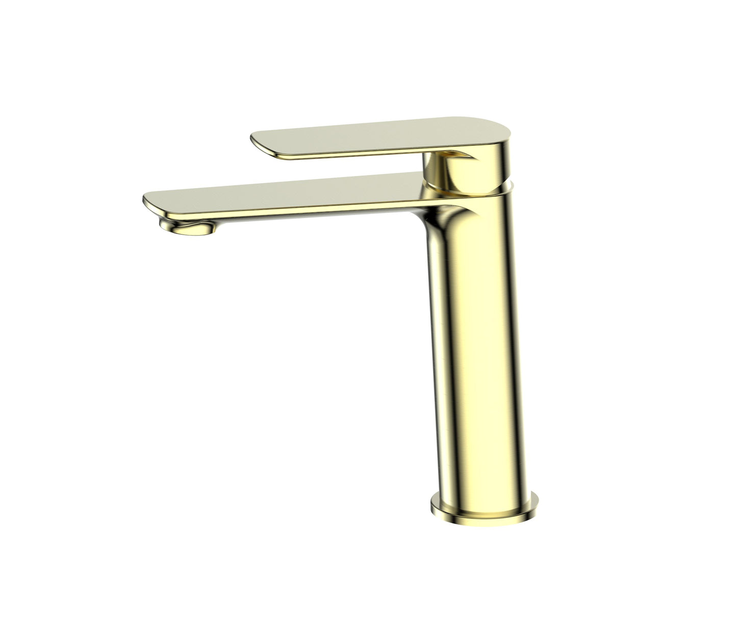Novi Basin Mixer - Mid - Pvd Brushed Brass