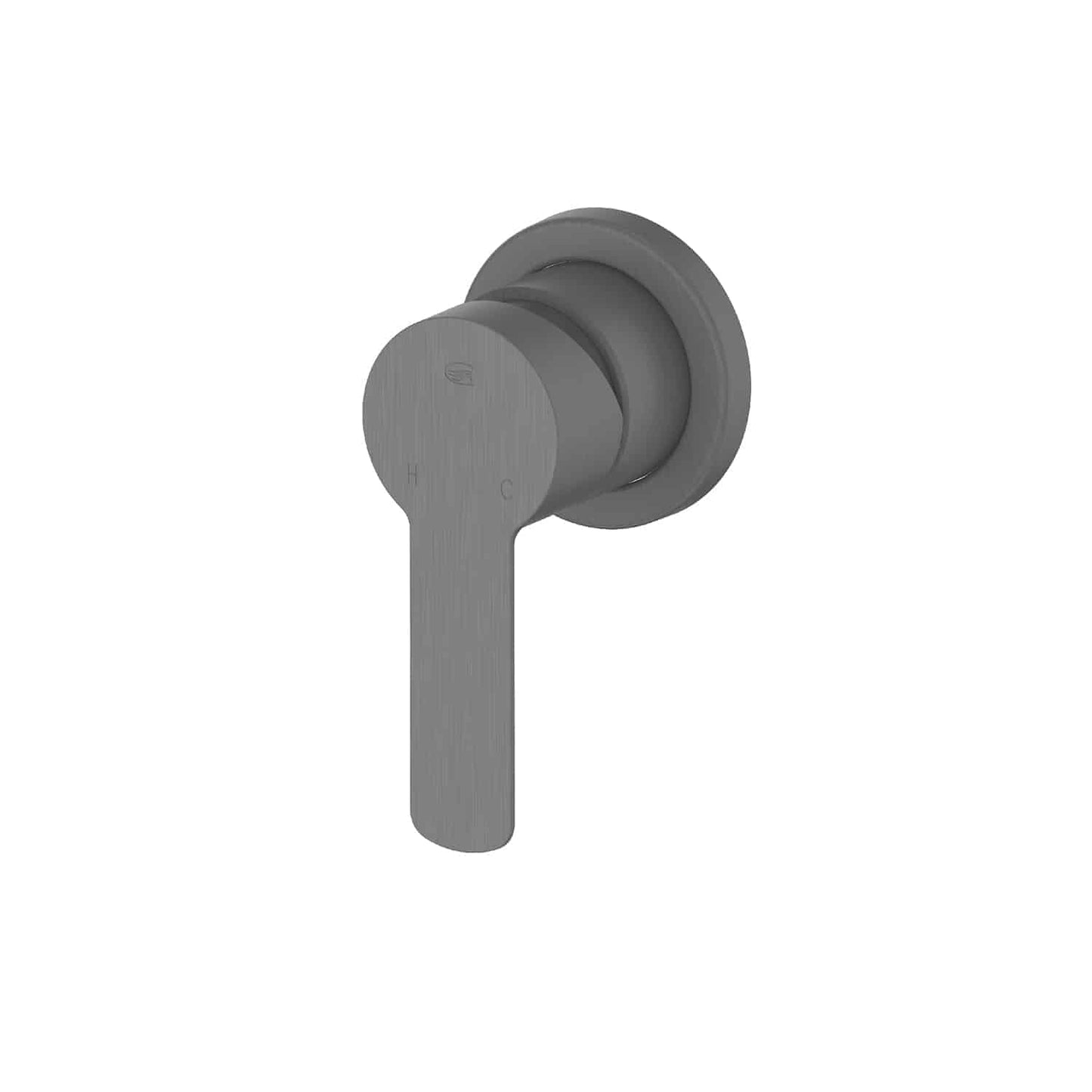 Astro II Shower Mixer w/Mini Plate - Pvd Gunmetal