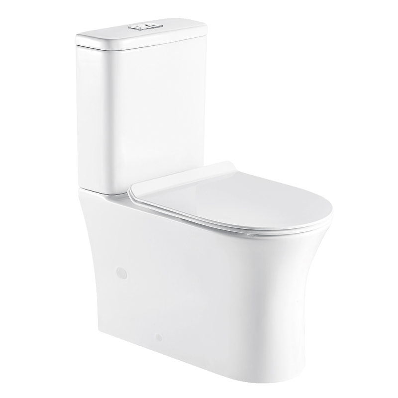 Vela Universal Rimless Wall Faced Toilet Suite