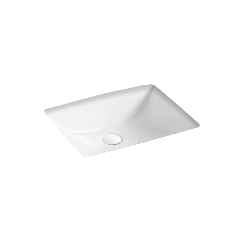 Vela Rectangle Undermount Basin with Overflow