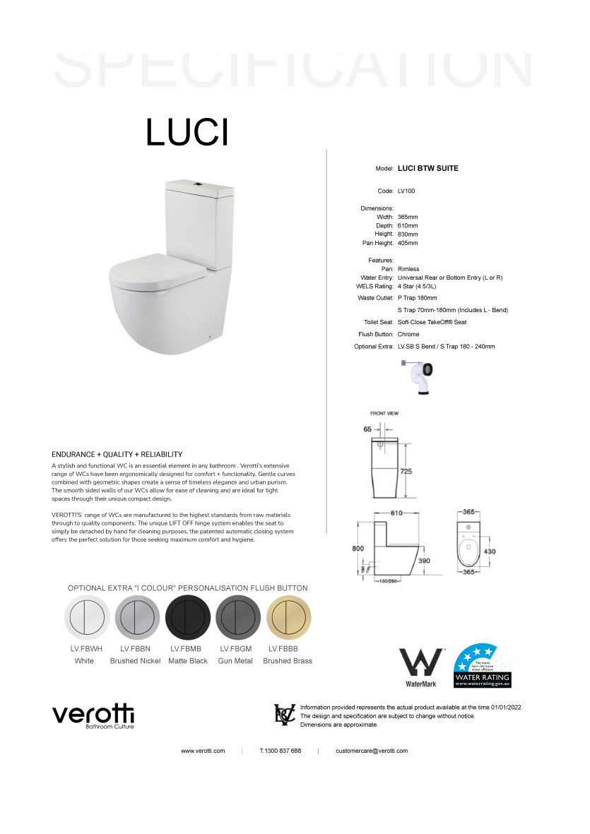 LUCI BTW TOILET