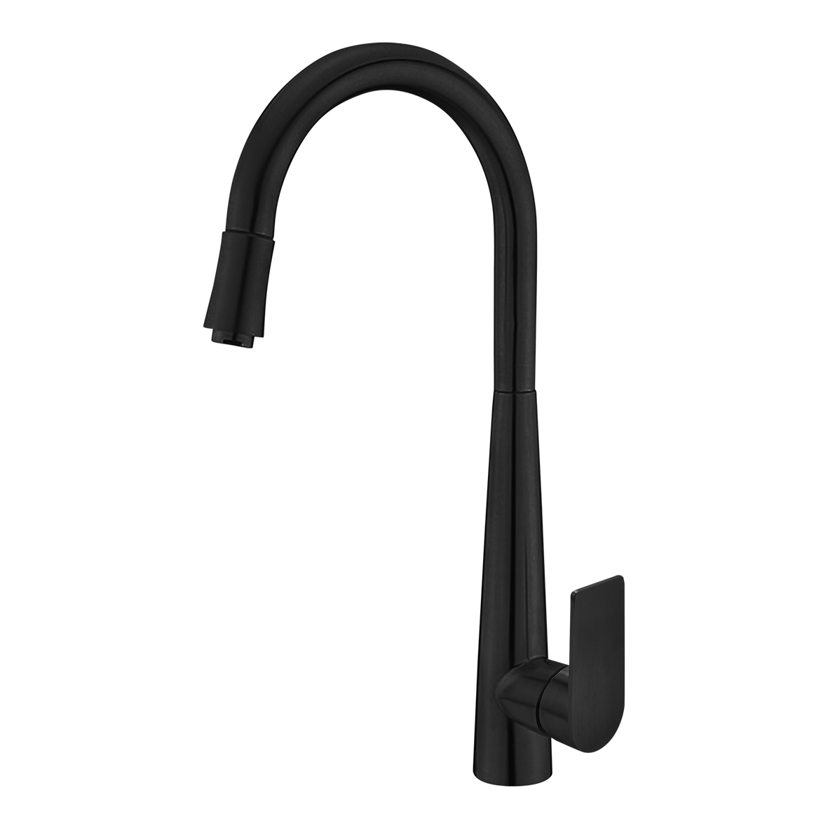 Luci Inox Pull Out Kitchen Mixer Brushed Nickel