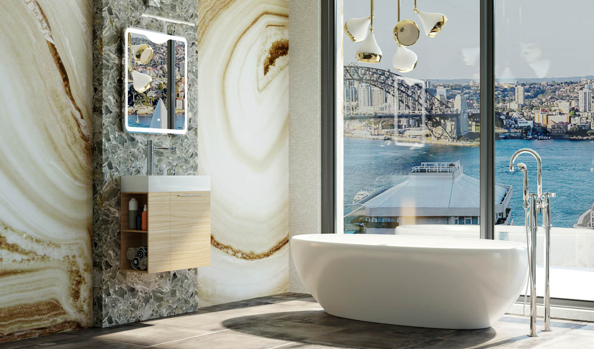 Maria Wall Hung Vanity without basin - Reno Spares