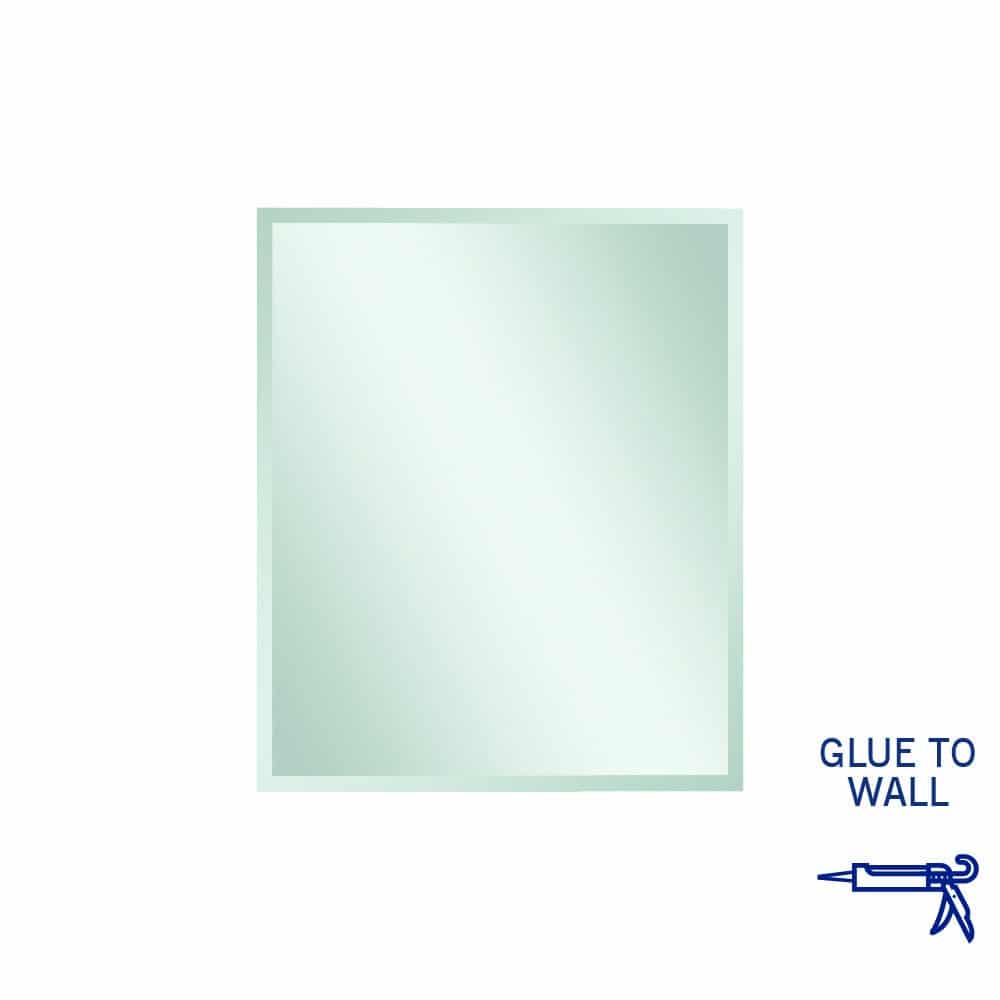 MS9075GT Rectangle 25mm Bevel Edge Mirror
