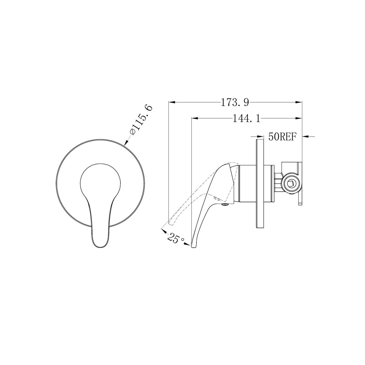 Classic Shower Mixer - Reno Spares