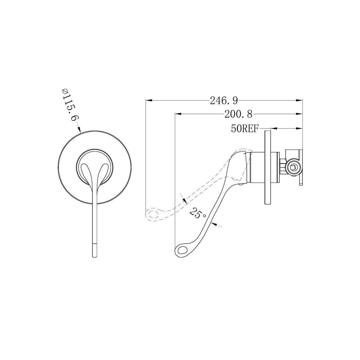 Classic Care Shower Mixer - Reno Spares