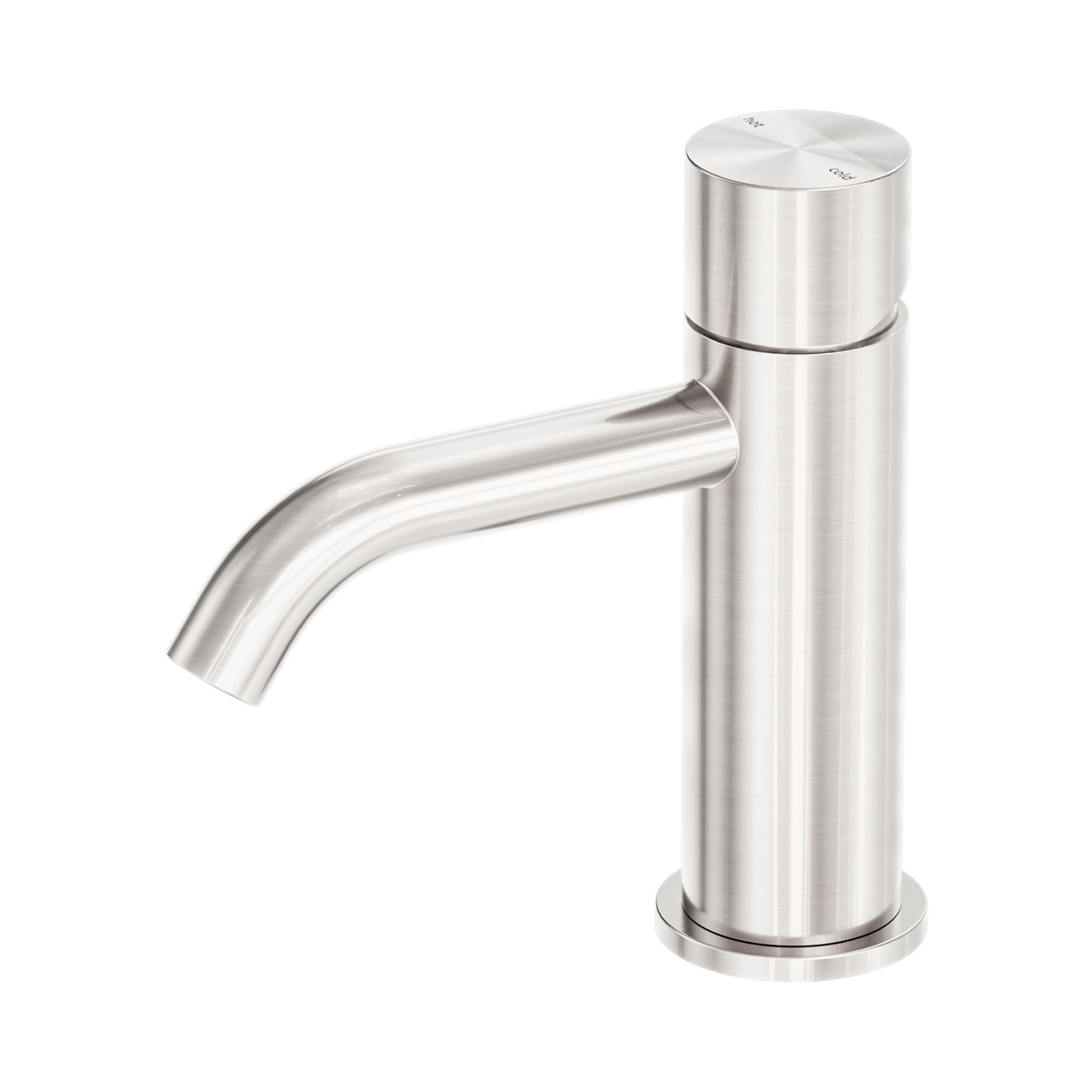 Zen SS316L Basin Mixer Handless Brushed Nickel