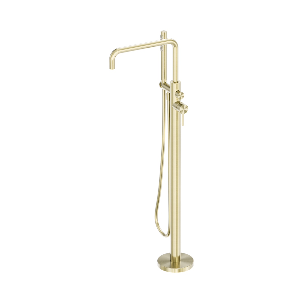 Zen SS316L Freestanding Bath Mixer Brushed Gold