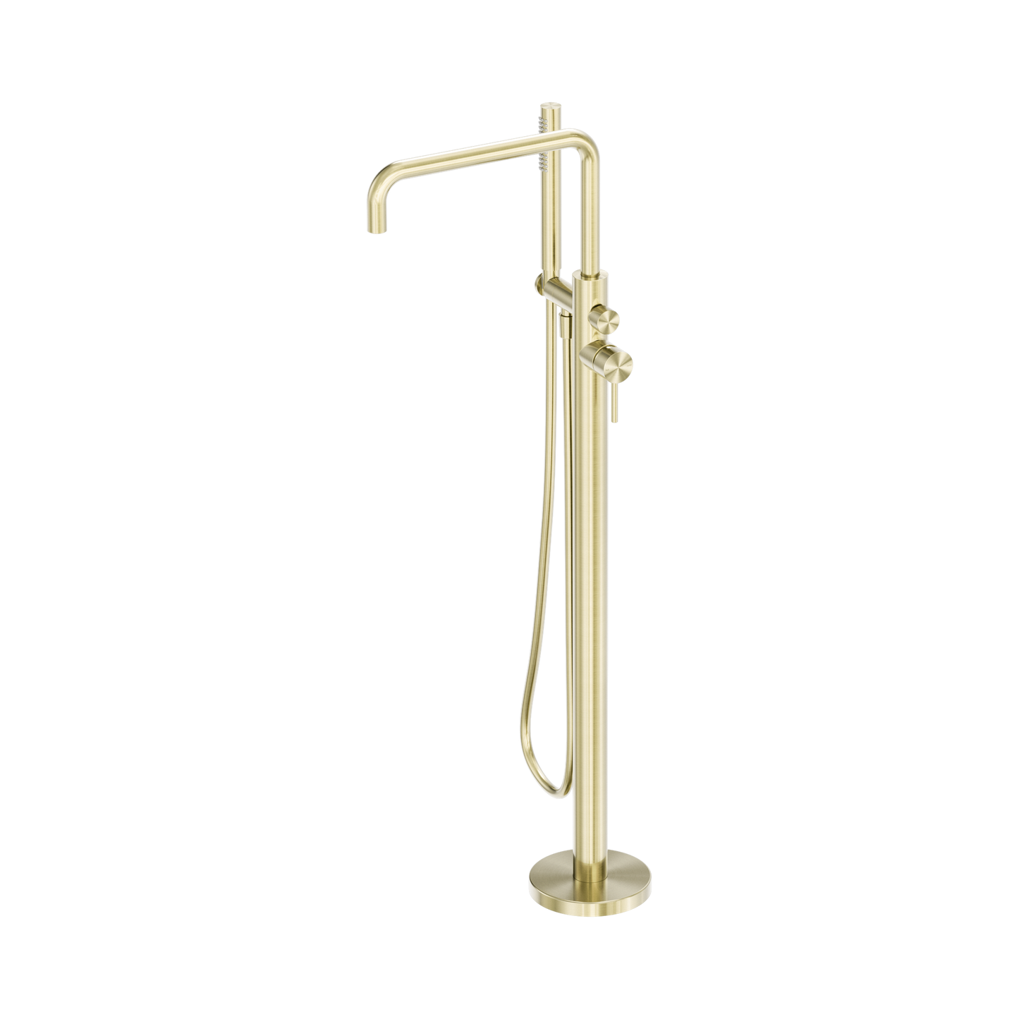 Zen SS316L Freestanding Bath Mixer Brushed