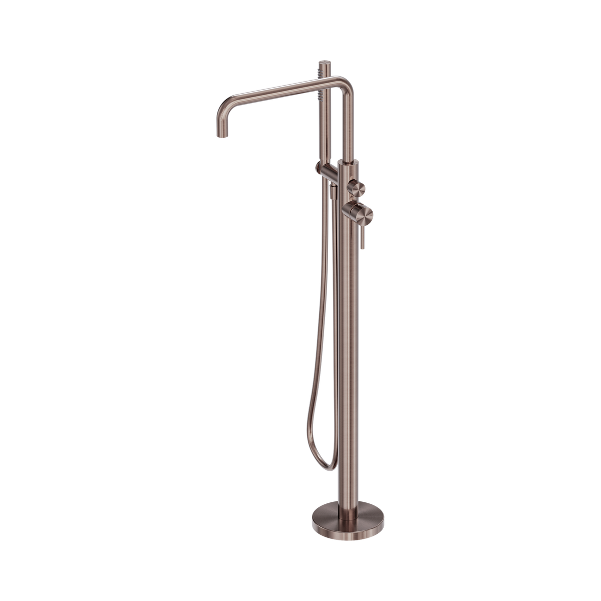 Zen SS316L Freestanding Bath Mixer Brushed Bronze
