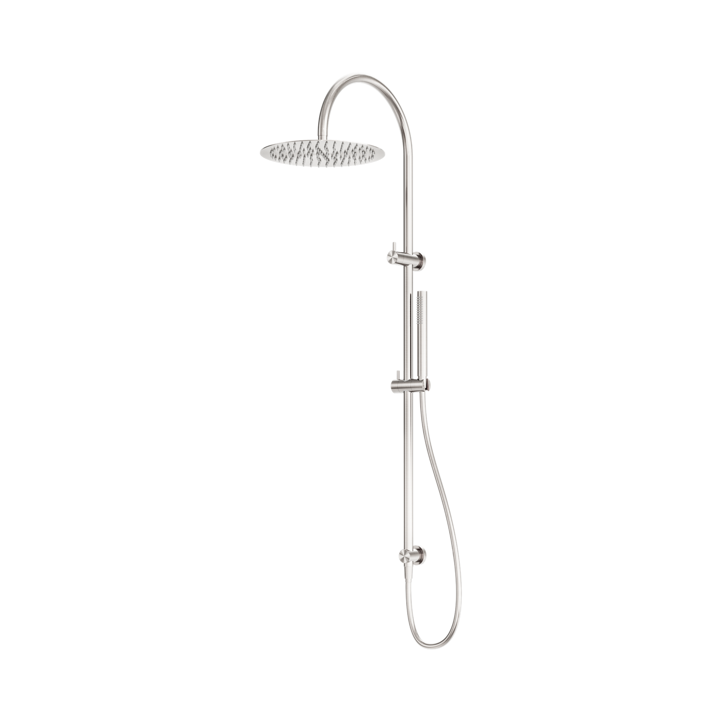 Zen SS316L Twin Shower Brushed Nickel