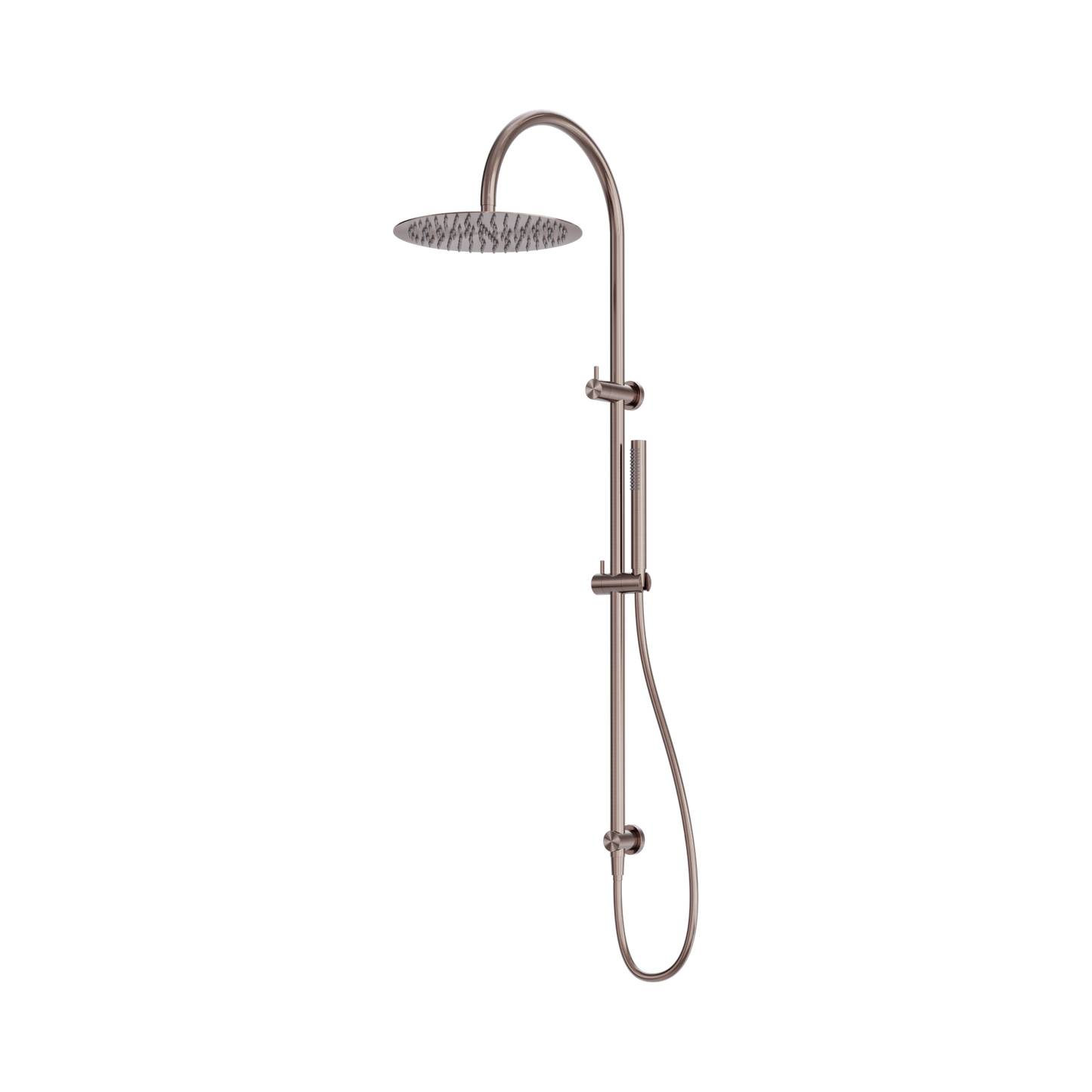 Zen SS316L Twin Shower Brushed Bronze