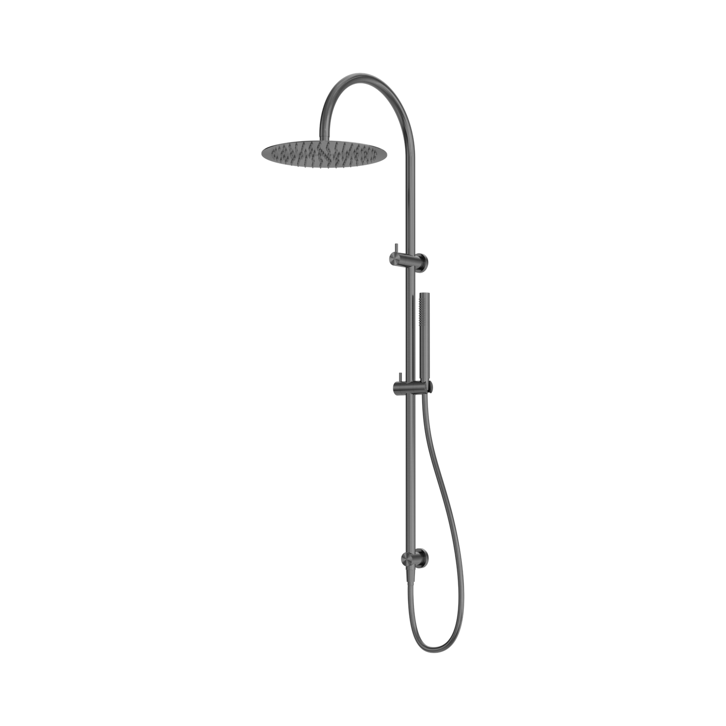Zen SS316L Twin Shower Graphite