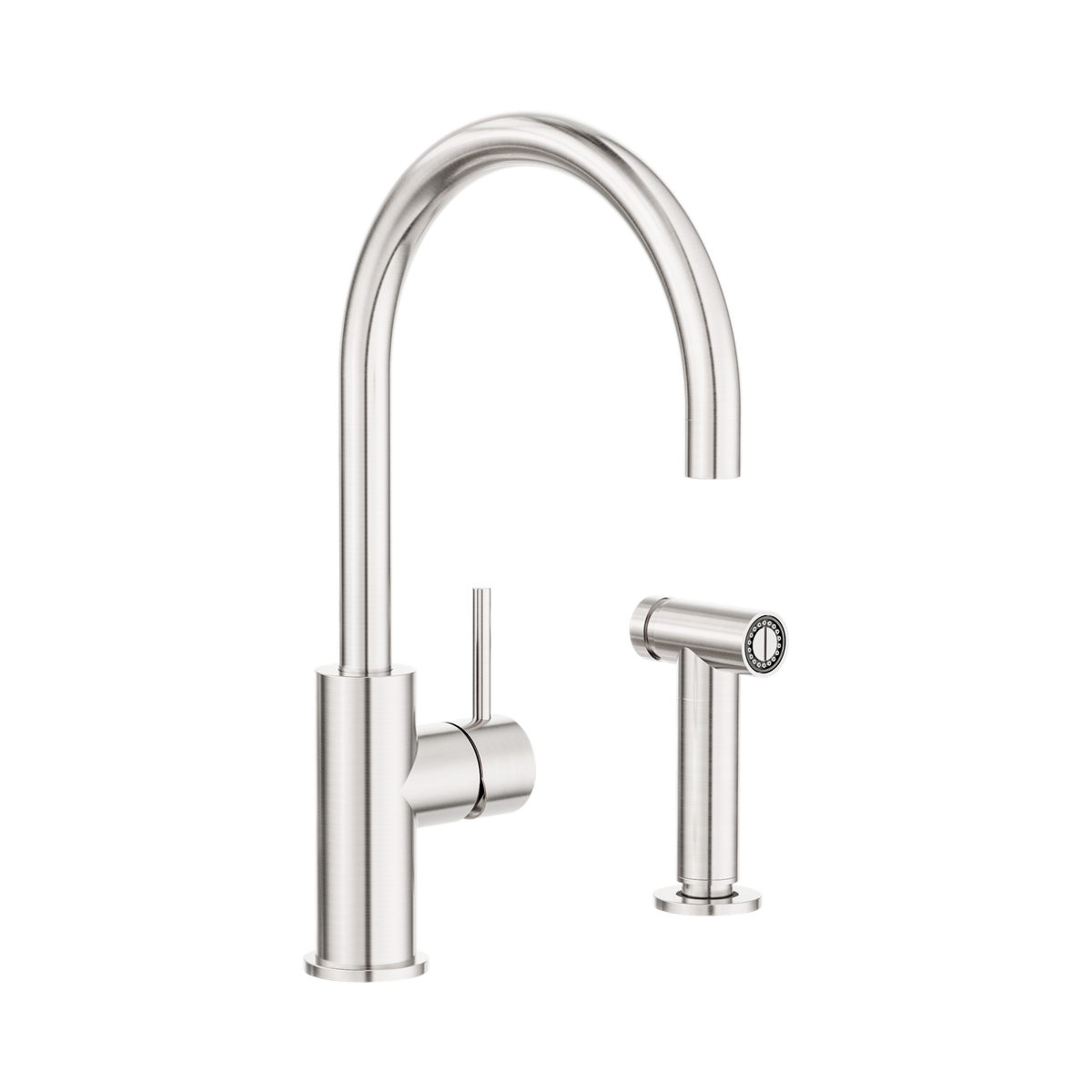 Zen SS316L Kitchen Mixer With Hand Spray Brushed Nickel