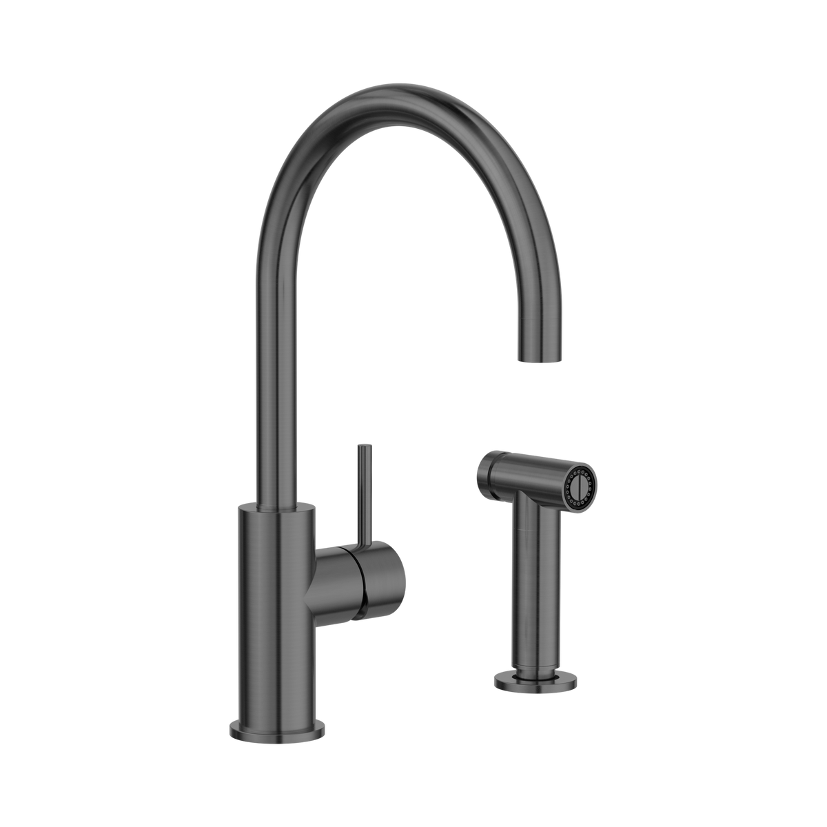 Zen SS316L Kitchen Mixer With Hand Spray Graphite