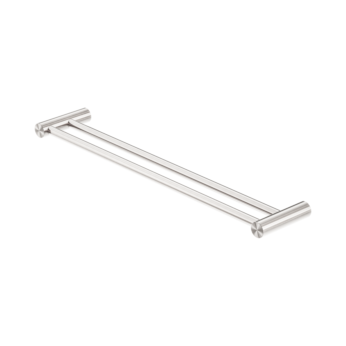 Zen SS316L Double Towel Rail 600mm Brushed Nickel