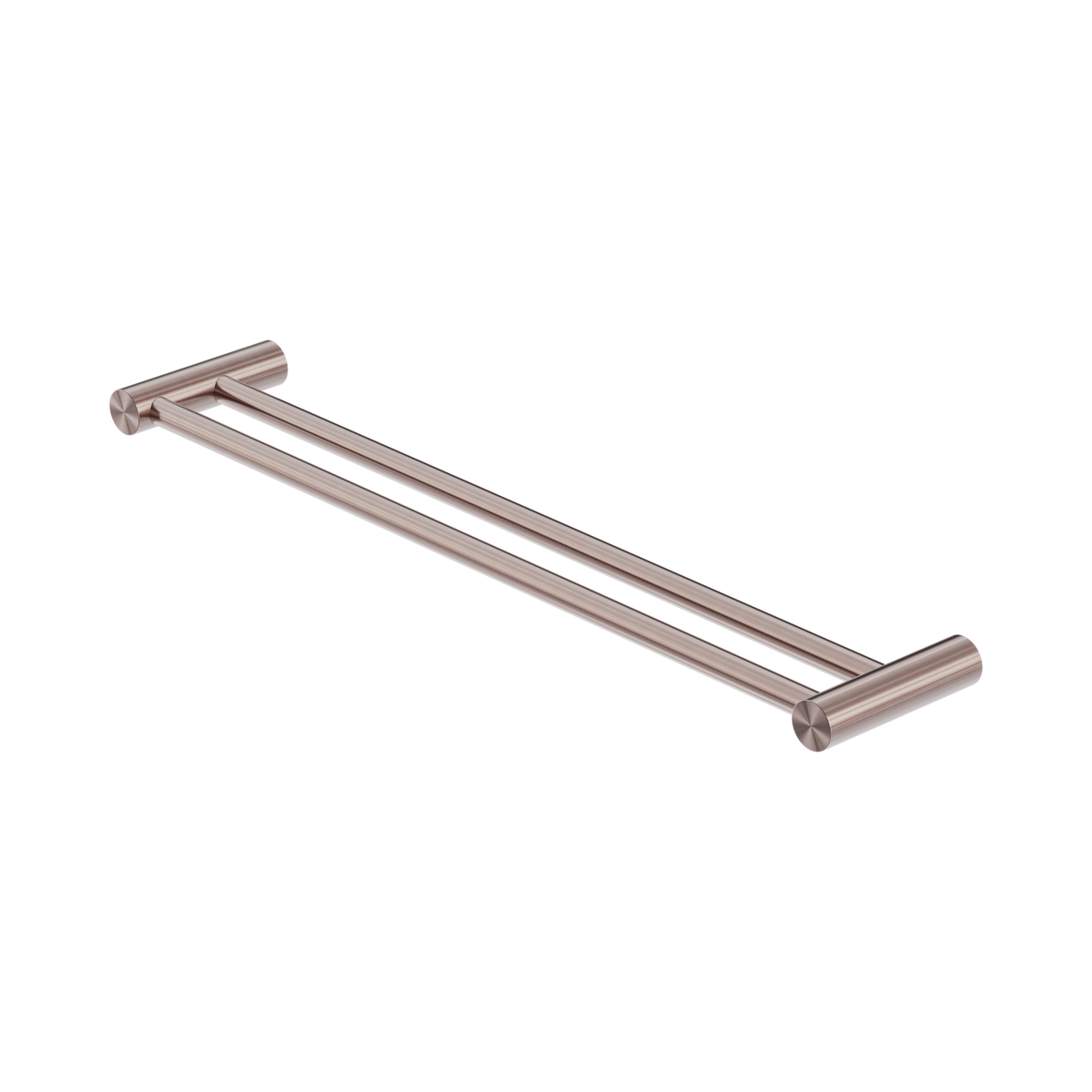 Zen SS316L Double Towel Rail 600mm Brushed Bronze