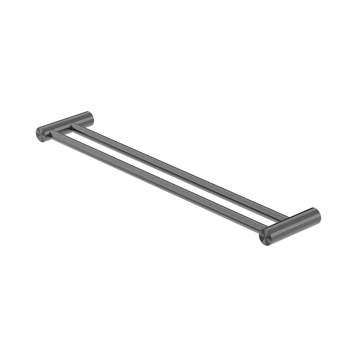 Zen SS316L Double Towel Rail 600mm Graphite